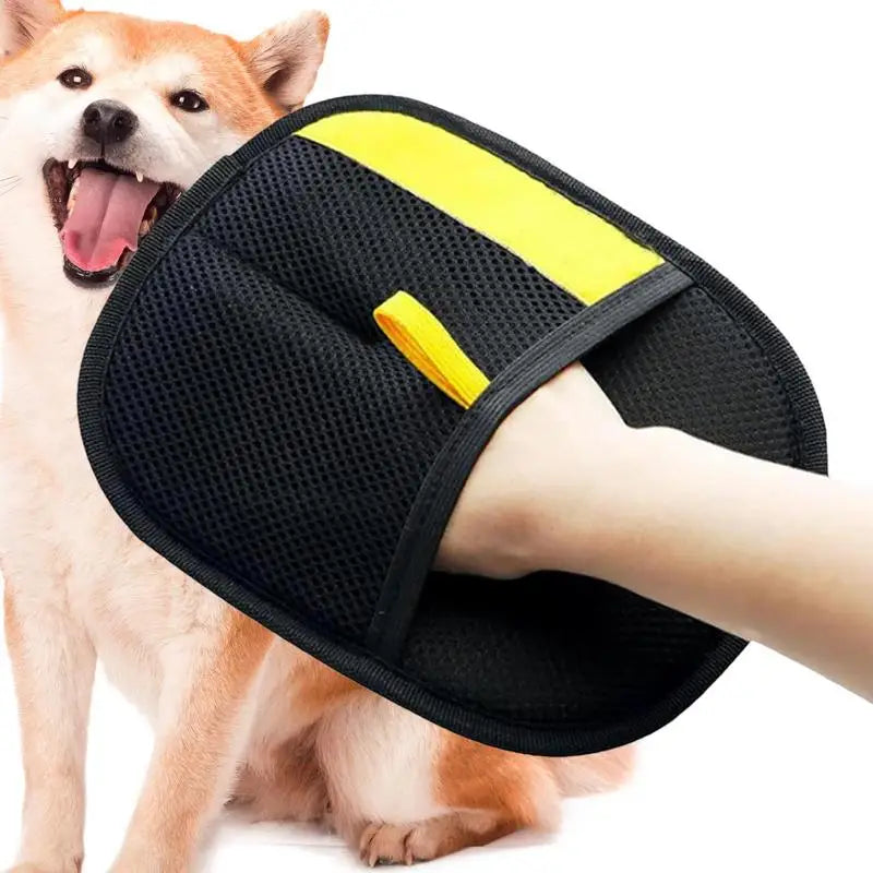 Pet Static Dedusting Brush Grooming Gloves Pet Hair Remover Brush
