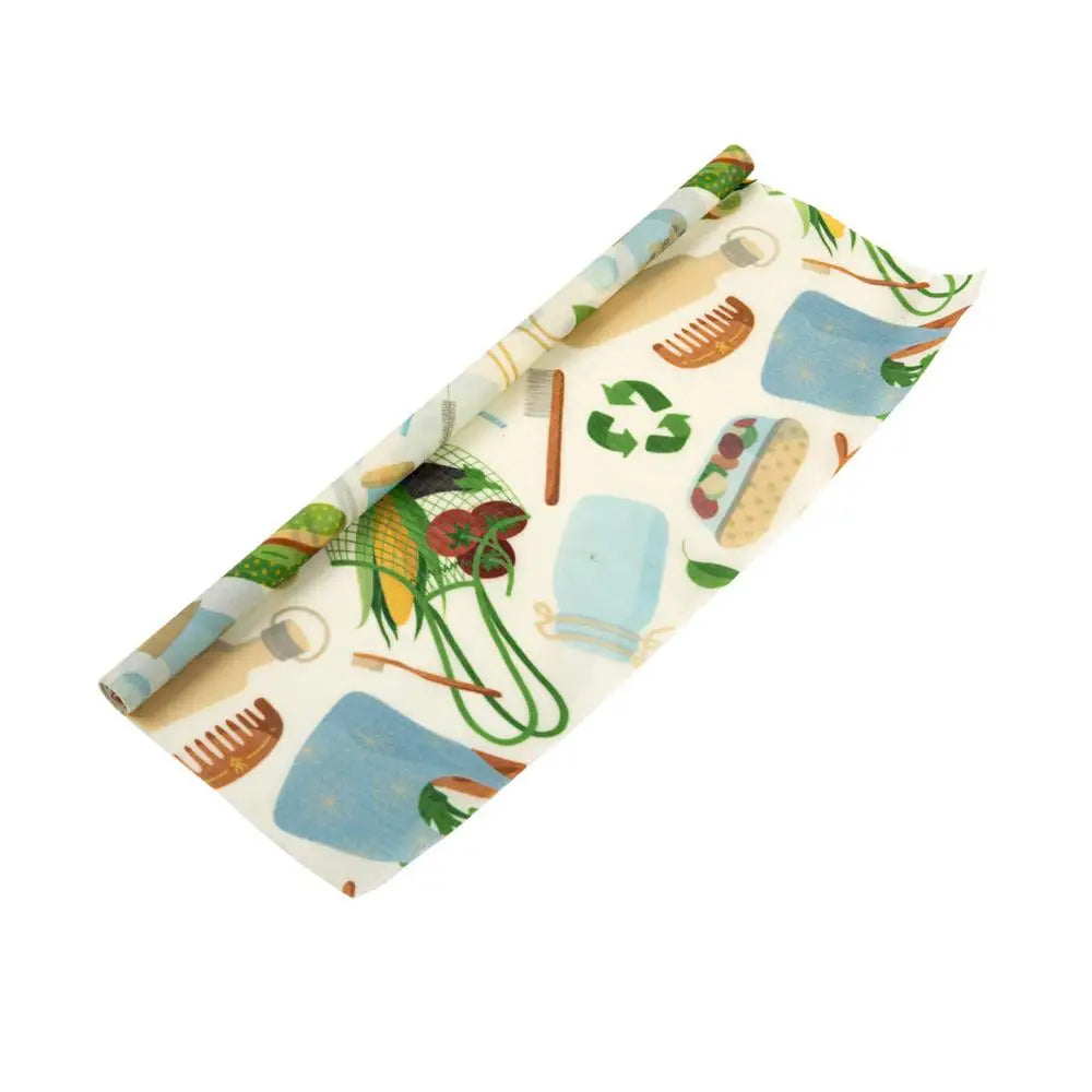 Beeswax Wrap Reusable Natural Food Grade Preservative Cloth Organic Cotton Eco Friendly Sustainable For Kitchen Food Storage
