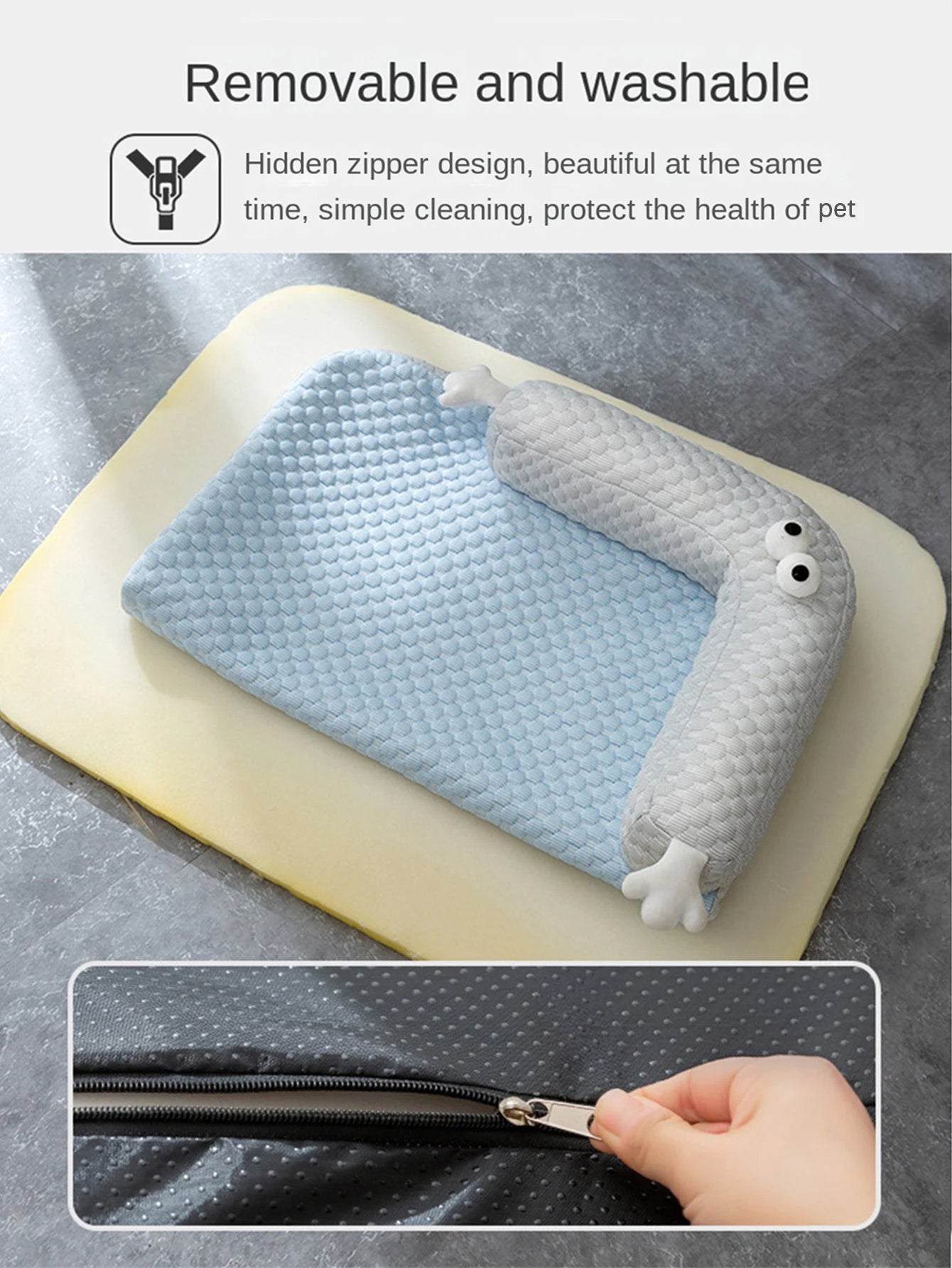 Premium Pet Cooling Pad for Dogs & Cats – Portable, Non-Toxic & Easy-Clean Summer Comfort Mat