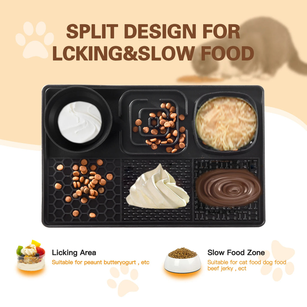 Silicone Dog Licking Pad – Slow Feeder with Strong Suction, BPA-Free