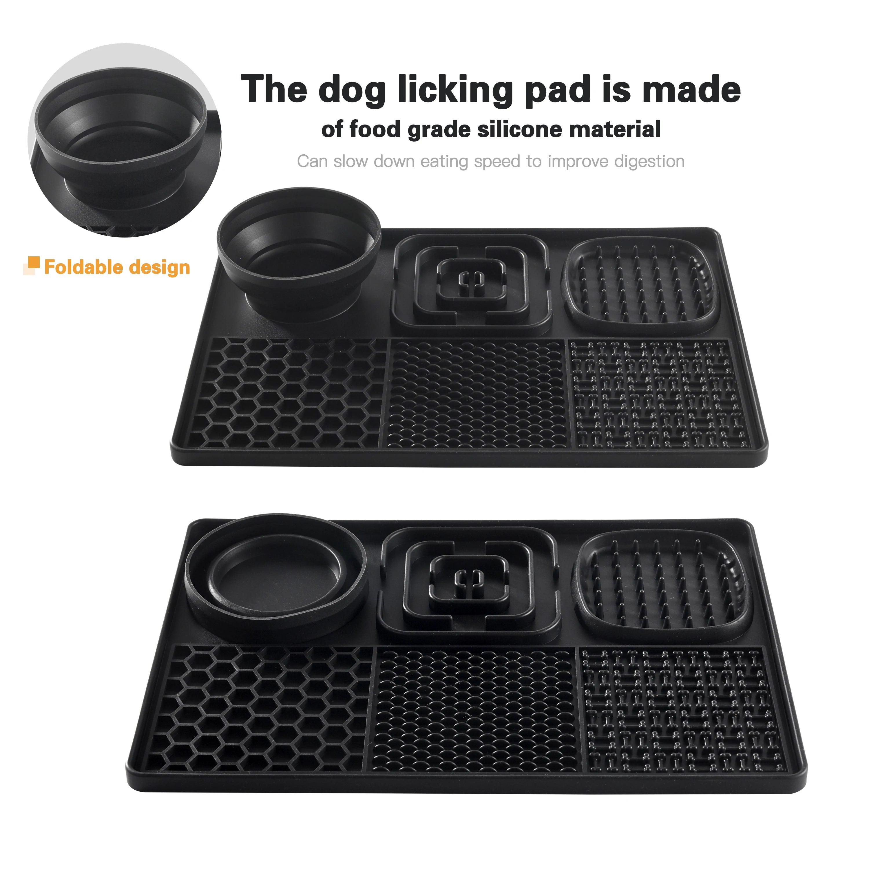 Silicone Dog Licking Pad – Slow Feeder with Strong Suction, BPA-Free