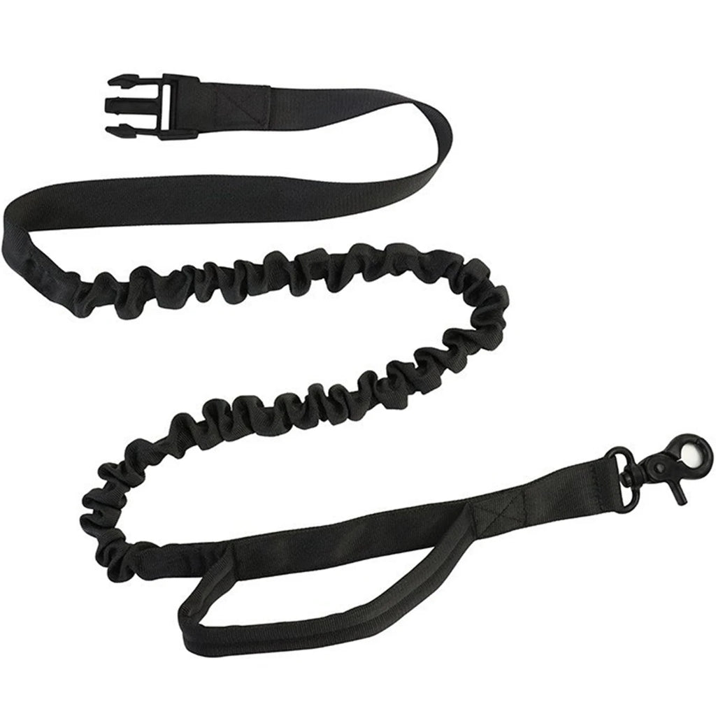 Hands-Free Reflective Dog Leash with Waist Belt & Pouch – Perfect for Running & Walking
